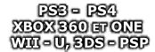 Réparation PS3, XBOX 360, Wii, 
Nintendo DS, PSP

