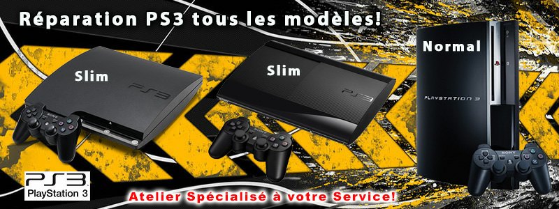 Réparation PS3 YLOD Lecteur Autres!